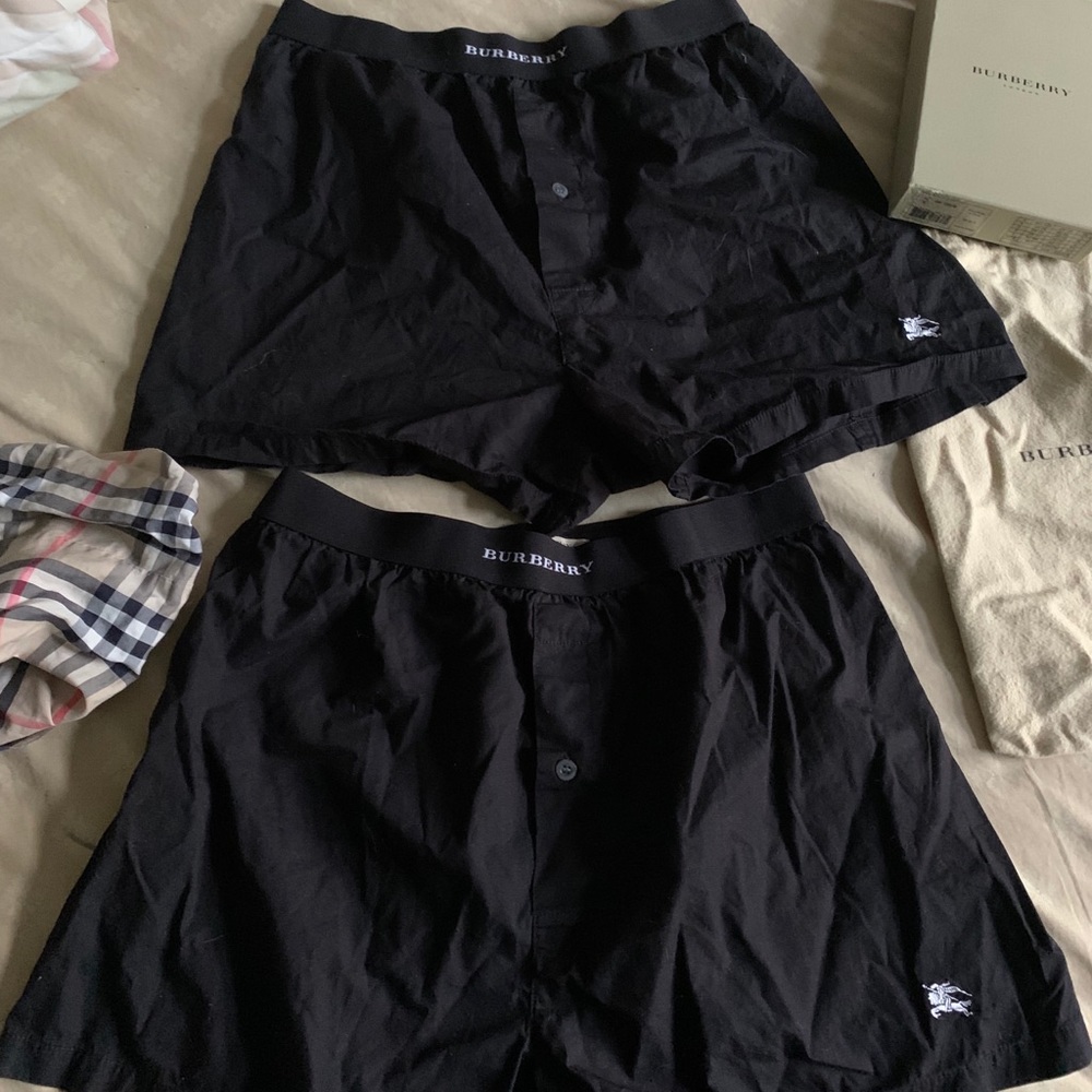 2 men’s Burberry medium boxers